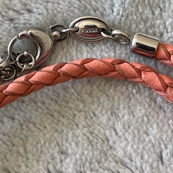 Fossil Braided Leather Bracelet - Picture 4 of 4